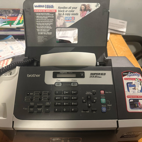 Brother Intellifax 1860C Fax/Copy/Printer Fax-1860C - Picture 3 of 3